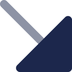 Arrow Right Down Simple Line Art Svg, Free Vectors File
